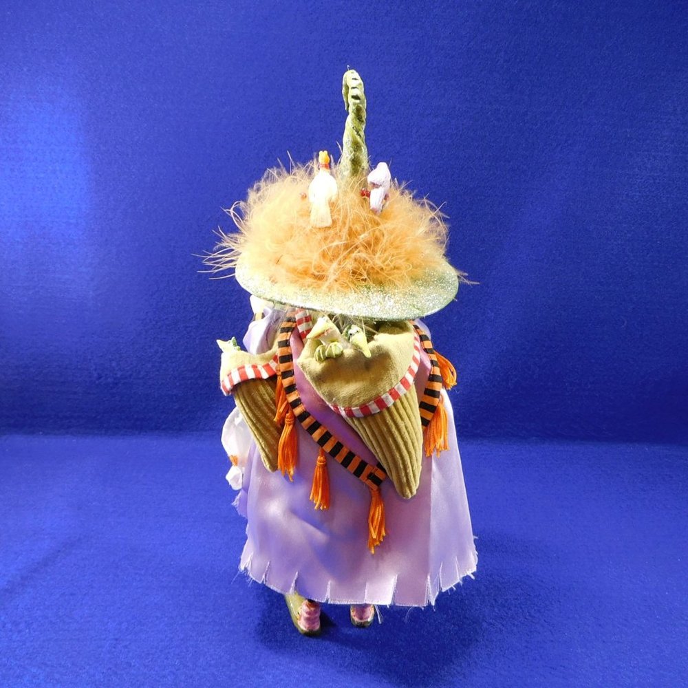 Patience Brewster Krinkles Raggedy Witch w Baby Dragons Figurine Dept 56 retired - Picture 4 of 9
